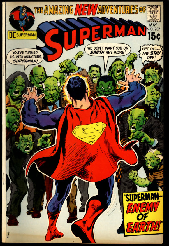 Superman #237 FN+ (1971) Neal Adams cover!