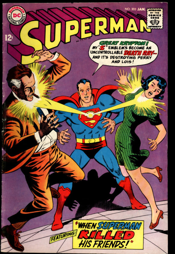 Superman #203 FN- (1968) Curt Swan cover.