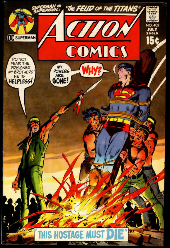 Action Comics #402  VF+ (1971) Neal Adams cover!