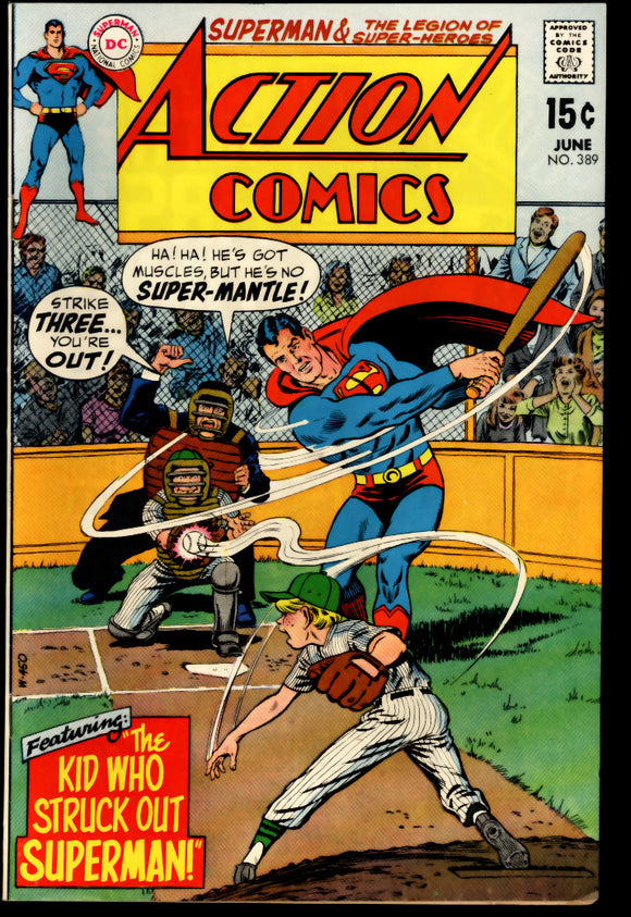 Action Comics #389 NM- (1970) Curt Swan cover!