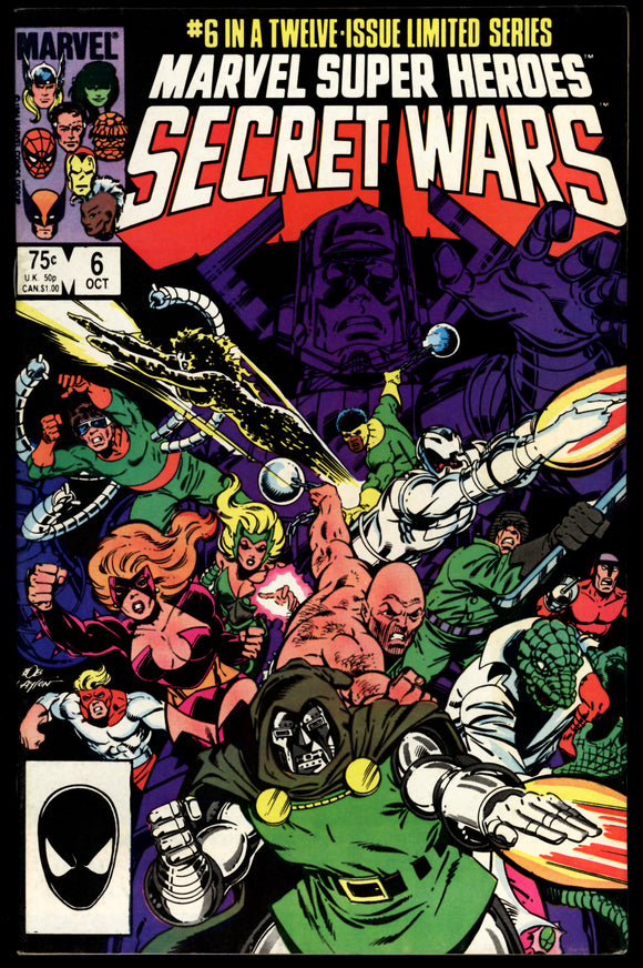Marvel Super Heroes Secret Wars #6 1984 (VF-) 1st Julia Carpenter Cameo!