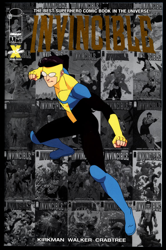 Invincible #1 NM+ (2020) Gold Foil Logo Variant!