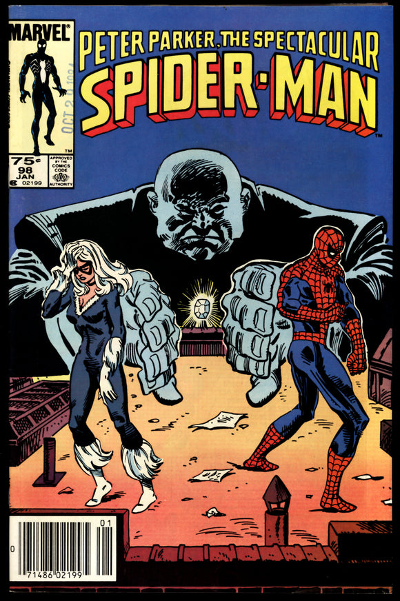 Spectacular Spider-Man #98 Marvel 1985 (NM-) Canadian Price Variant!