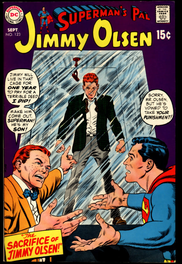 Superman's Pal Jimmy Olsen #123 VF+ (1969) Anderson cover.