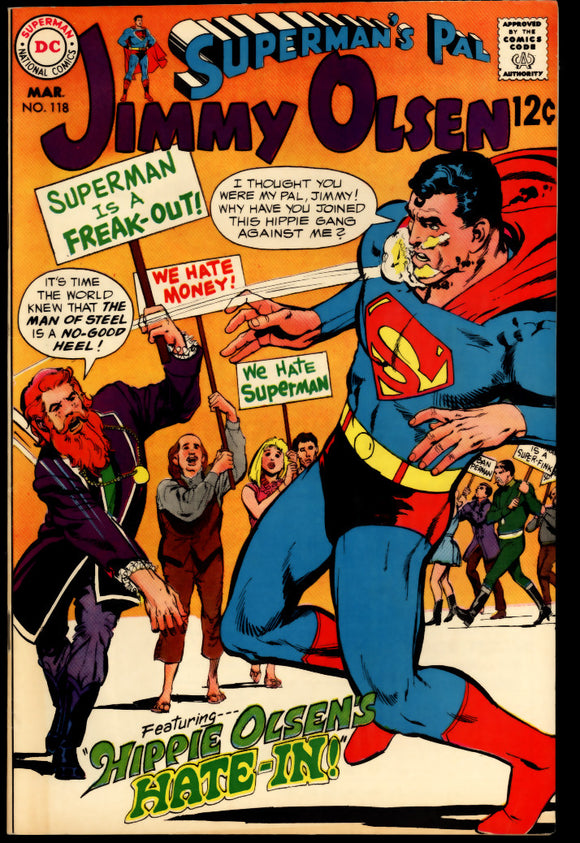 Superman's Pal Jimmy Olsen #118 FN/VF (1968) Neal Adams cover!
