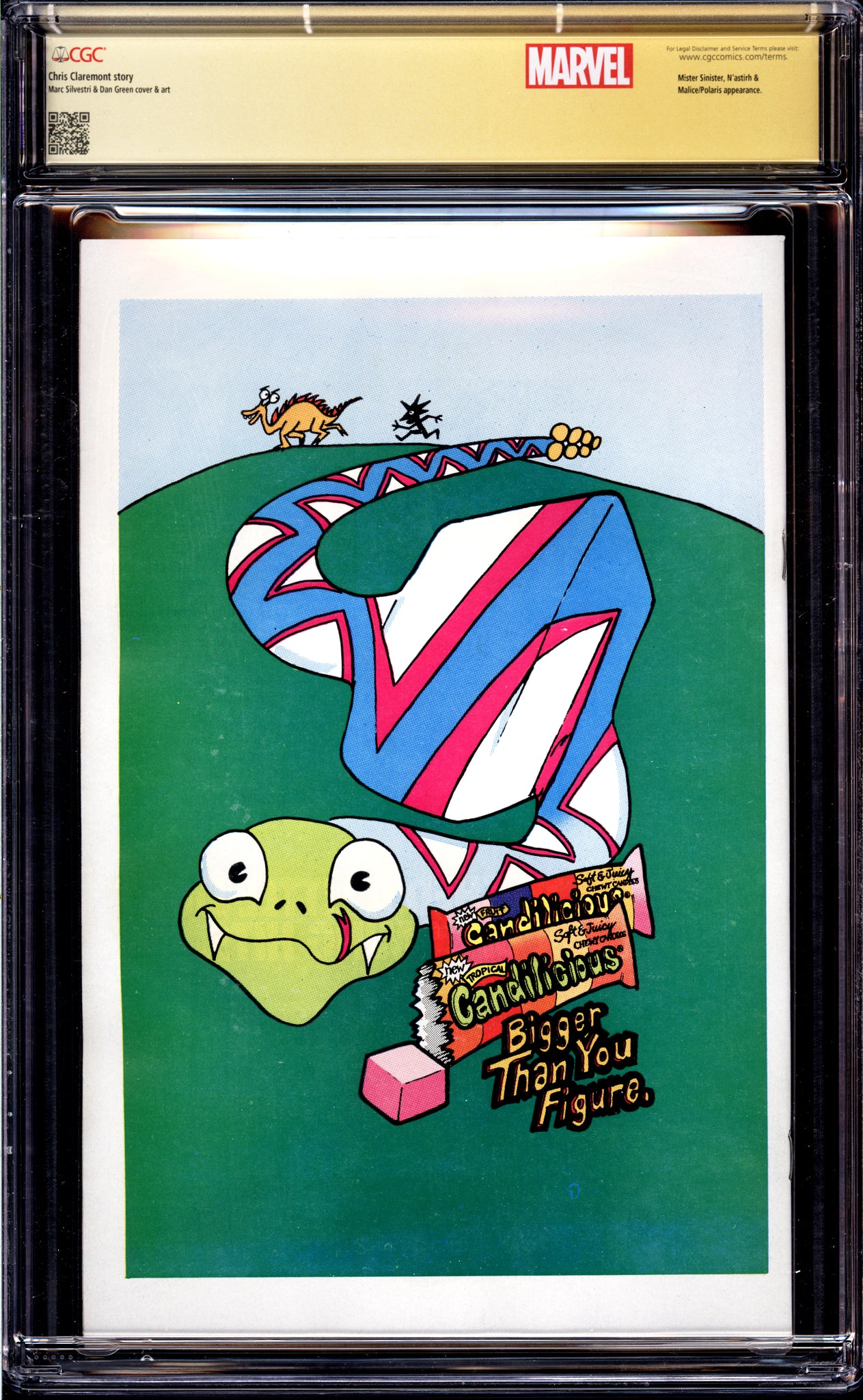 Uncanny X-Men #239 CGC 9.6 (1988) Signed by Chris Claremont