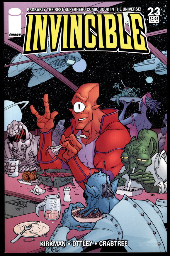 Invincible #23 Image 2005 (NM-) 1st App. of Thaedus & Lucan!