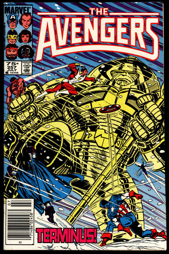 Avengers #257 Marvel 1985 (FN+) 1st Nebula! Canadian Price Variant!