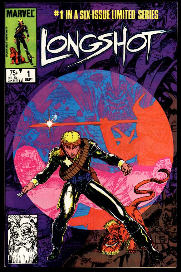 Longshot #1 Marvel 1985 (NM+) 1st Appearance of Longshot & Spiral!