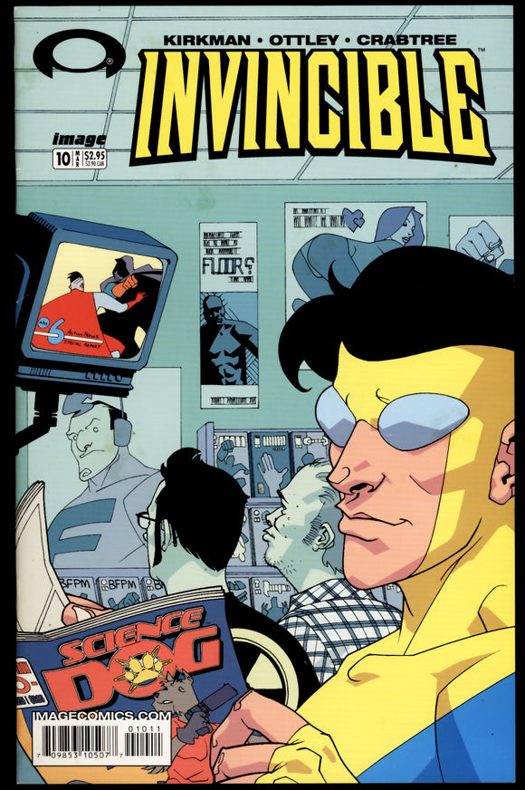 Invincible #10 Image 2004 (VF-) 1st Appearance of Doc Seismic!