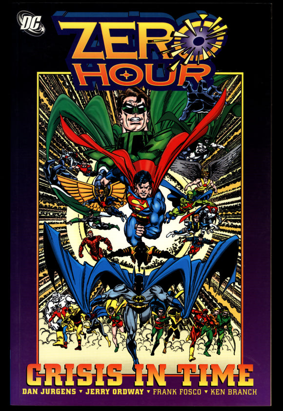 Zero Hour Crisis In Time DC Comics 1994 Third Printing Trade Paper Back