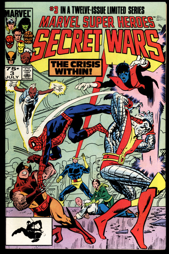Marvel Super Heroes Secret Wars #3 1984 (VF+) 1st Volcana!