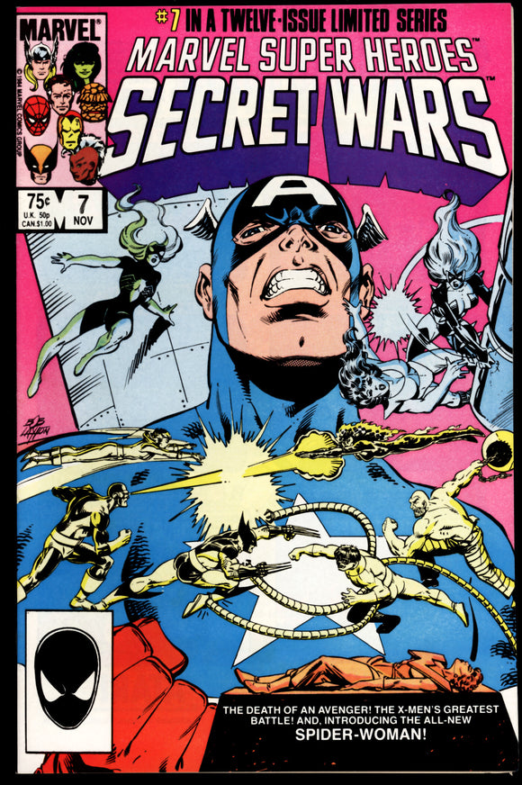 Marvel Super Heroes Secret Wars #7 1984 (NM-) 1st App. Julia Carpenter!
