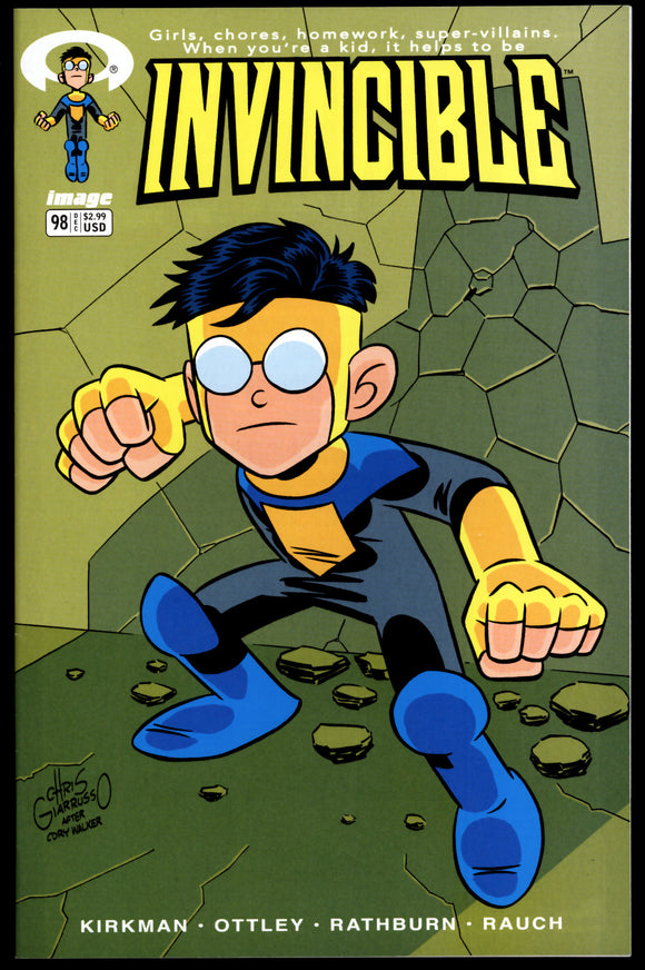 Invincible #98 NM- (2012) Low Print Run! Variant cover!