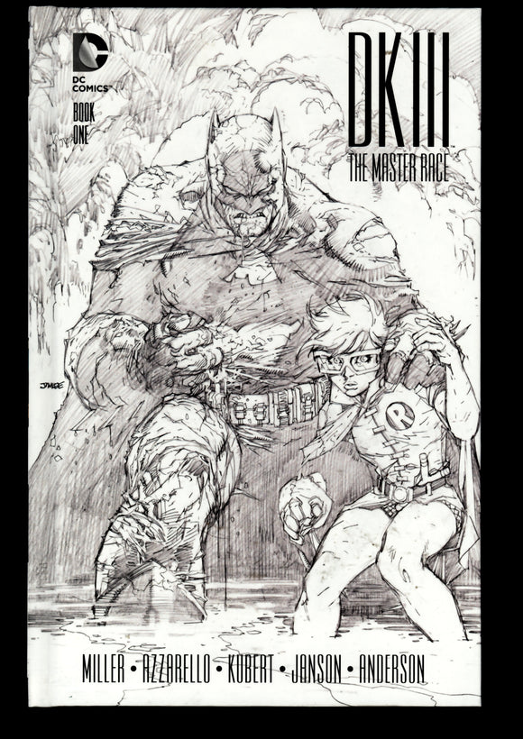 Dark Knight III The Master Race 1 Deluxe Edition DC 2015 First Printing HC
