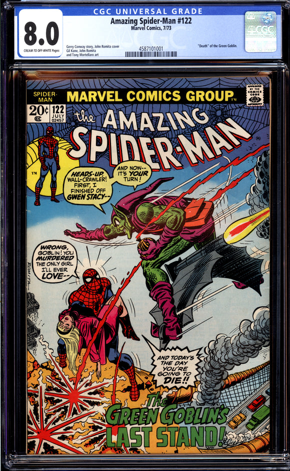 Amazing Spider-Man #122 CGC 8.0 