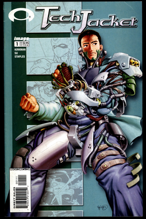 Tech Jacket #1 Image 2002 (FN+) 1st App. of Invincible in Preview!