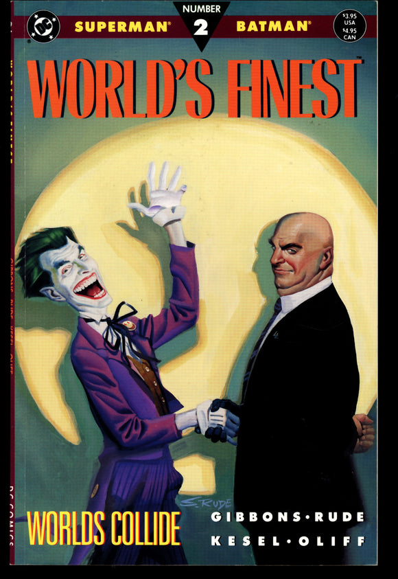 World's Finest Book 2 DC Comics 1990 First Printing Trade Paper Back