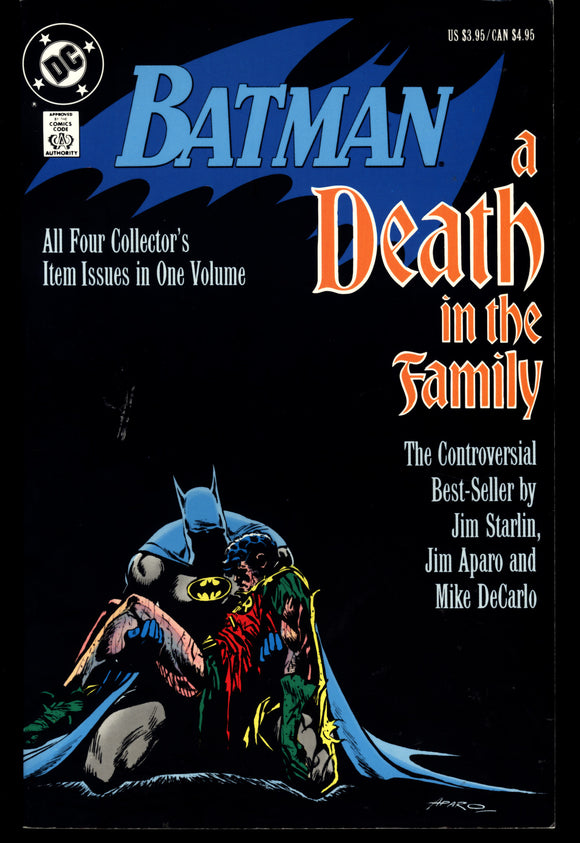 Batman A Death In The Family DC Comics 1989 Fifth Printing TPB