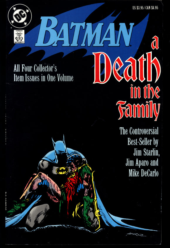 Batman A Death In The Family DC Comics 1988 First Printing TPB