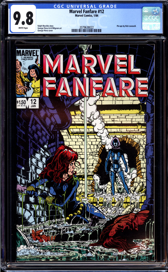 Marvel Fanfare #12 CGC 9.8 (1984) George Perez Cover & Art!