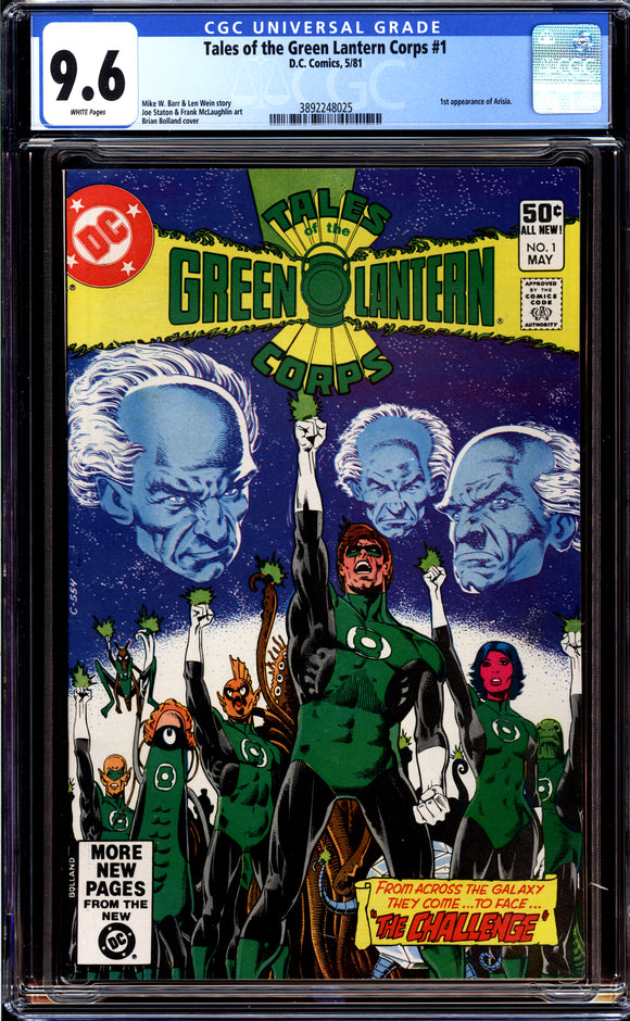 Tales of the Green Lantern Corps #1 CGC 9.6 (1981) 1st App. of Arisia!