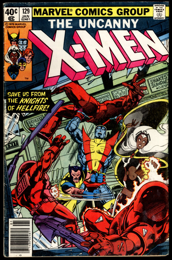 Uncanny X-Men #129 1980 (VG+) 1st Kitty Pryde & Emma Frost! NEWSSTAND!