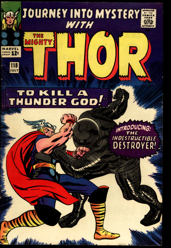 Journey Into Mystery #118 FN+ (1965) 1st App. of the Destroyer!