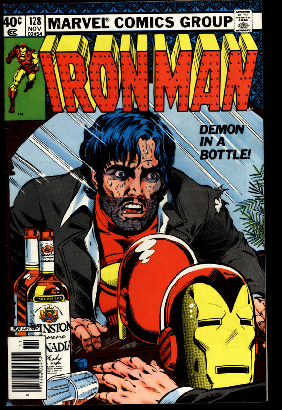 Iron Man #128 FN+ (1979) Tony Stark Demon in a Bottle Story!