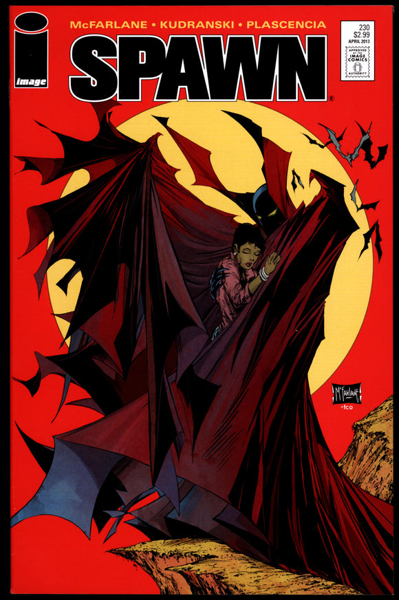Spawn #230 Image 2013 (NM-) Classic McFarlane Batman 423 Homage!