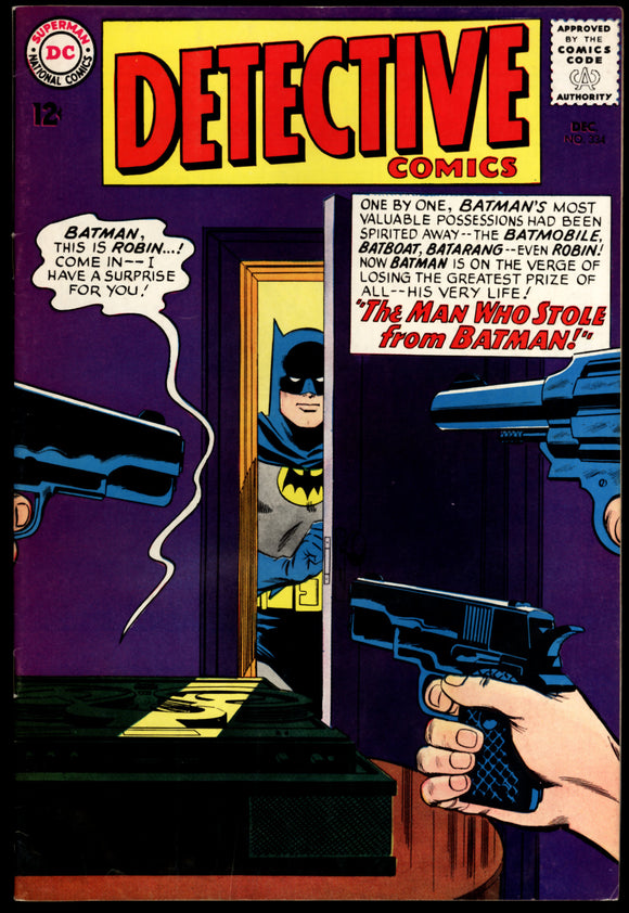Detective Comics #334 DC 1964 (VG-) 1st Cameo App. of the Outsider!