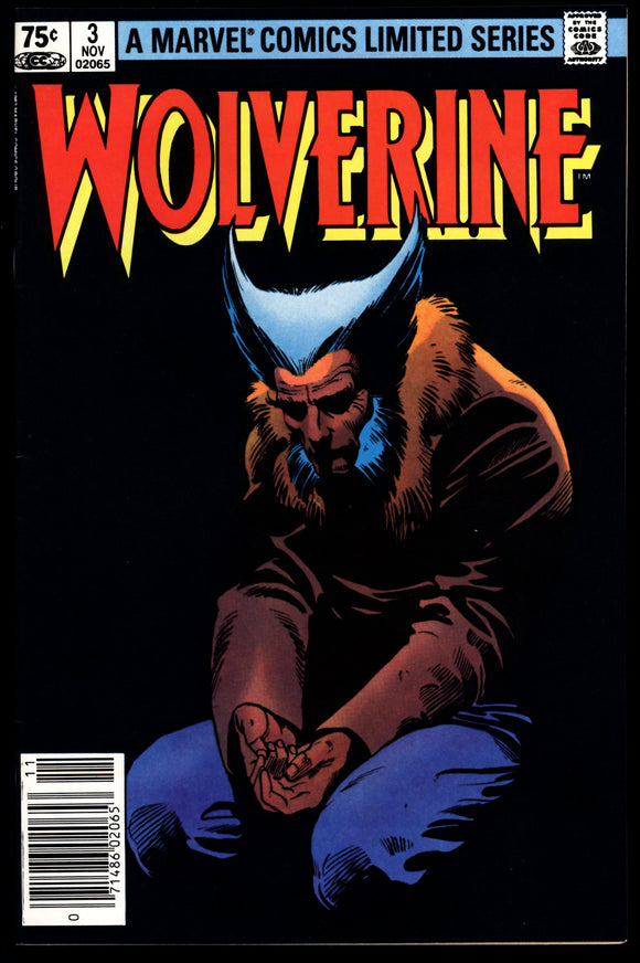 Wolverine Limited Series #3 Marvel 1982 (NM-) Canadian Price Variant!