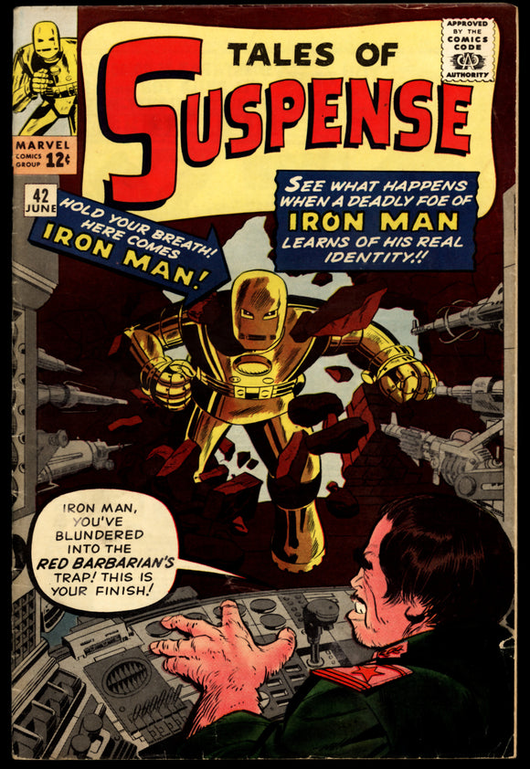 Tales of Suspense #42 FN- (1963) 4th App. of Iron Man!