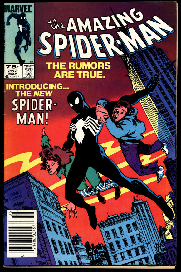 Amazing Spider-Man #252 (FN+) 1st app. of Black Suit! C.P.V.