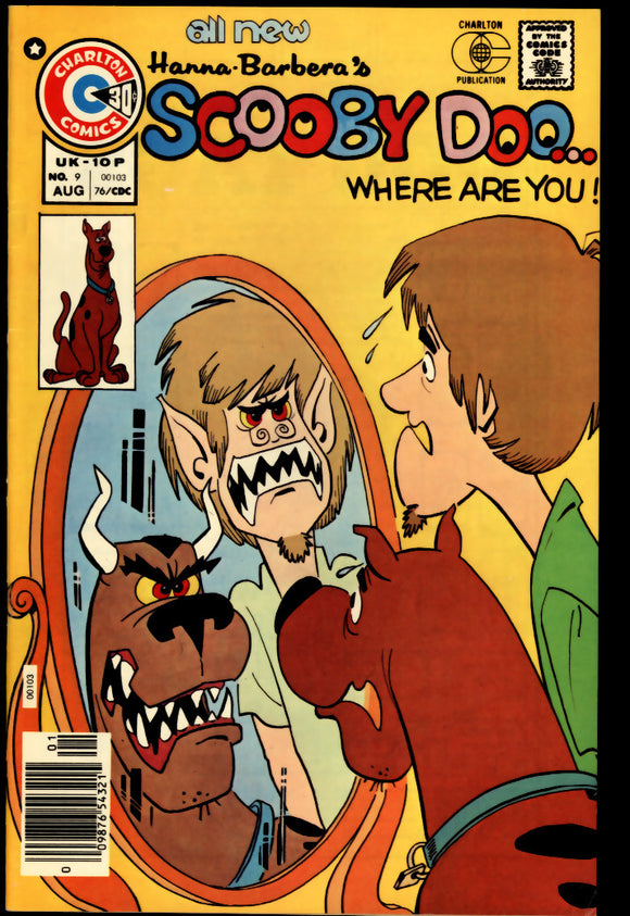Scooby Doo Where Are You #9 VF- (1976) Charlton comics HIGH GRADE!
