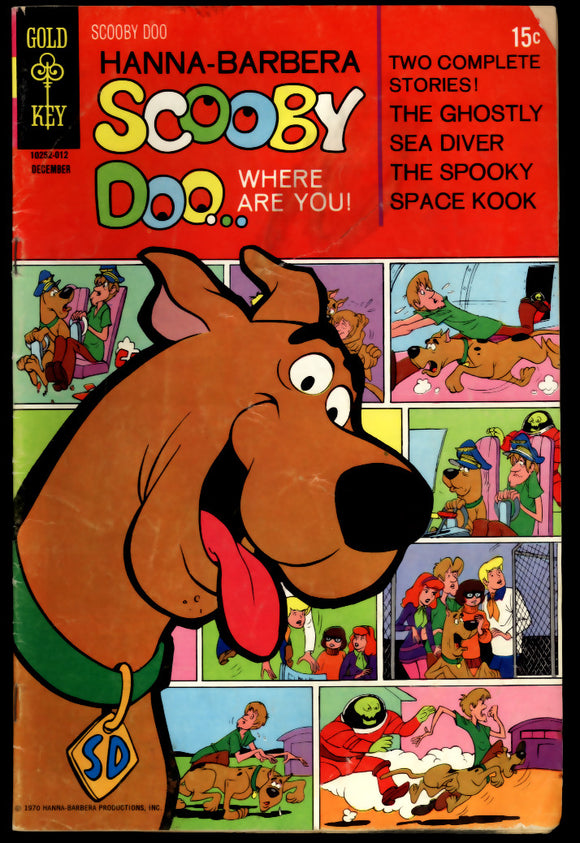 Scooby Doo #4 VG- (1971) Scooby Doo Gold Key Comics!
