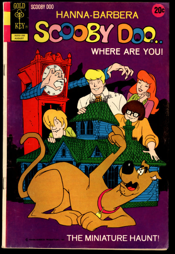 Scooby Doo #13 VG+ (1972) Mark Jewelers Insert Variant  Gold Key!