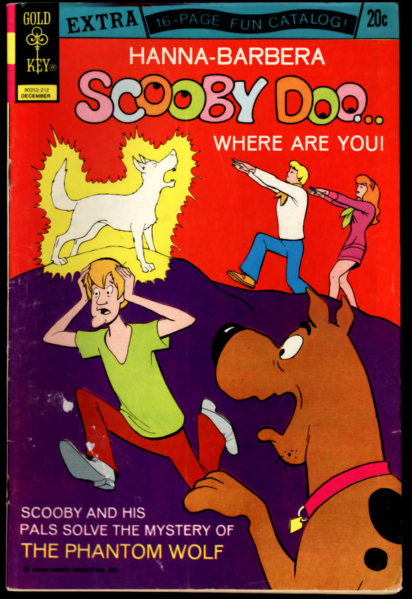 Scooby Doo #15 Gold Key 1972 (VG+) The Phantom Wolf