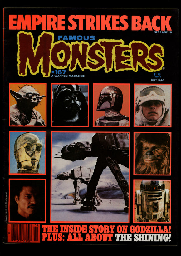 Famous Monsters Of Filmland #167 Sept 1980 Warren Magazine
