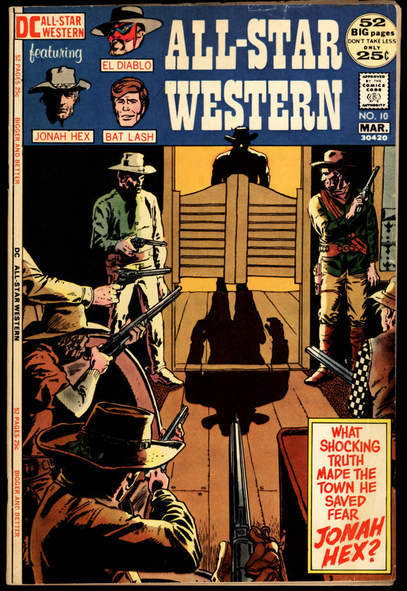 All Star Western #10 DC 1972 (FN-) 1st Appearance of Jonah Hex!