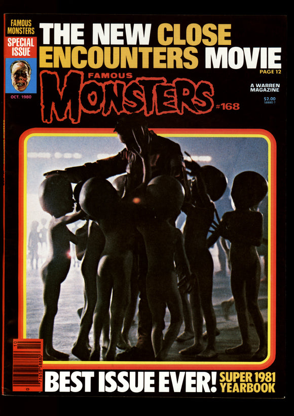 Famous Monster Of Filmland #168 Oct 1980 Warren Magazine