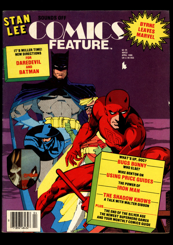 Stan Lee Comics Feature April 1986 Batman & Daredevil
