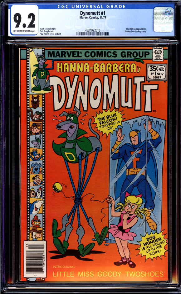 Dynomutt #1 CGC 9.2 (1977) Scooby-Doo Backup Story