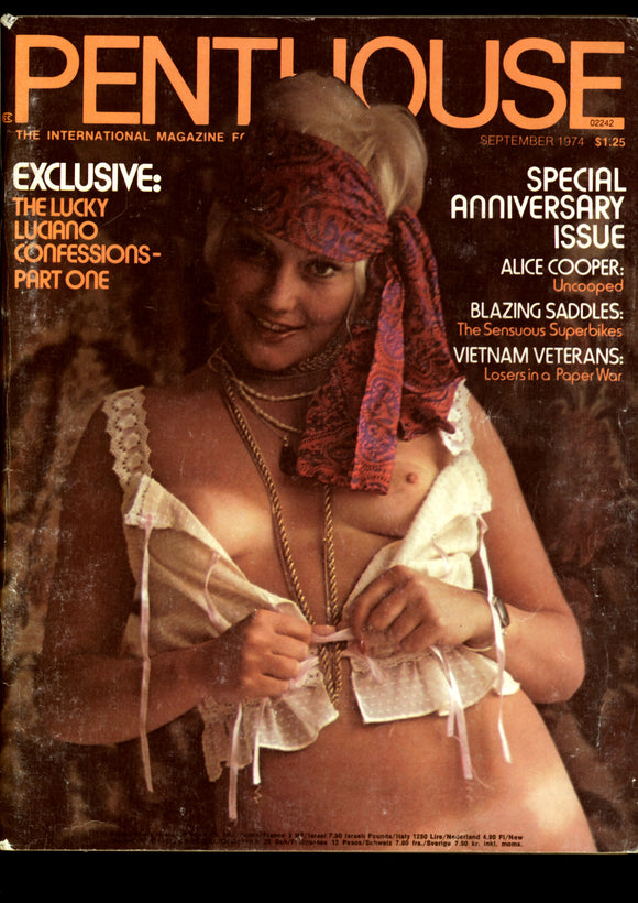 Penthouse Magazine Sept 1974 Special Anniversary Issue