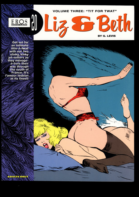 Liz & Beth Vol 3 Eros Comix 1991 Tit For Twat Trade Paper Back
