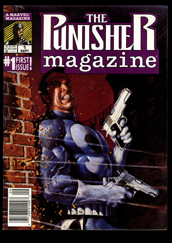 The Punisher Magazine #1 Marvel 1989 First Issue