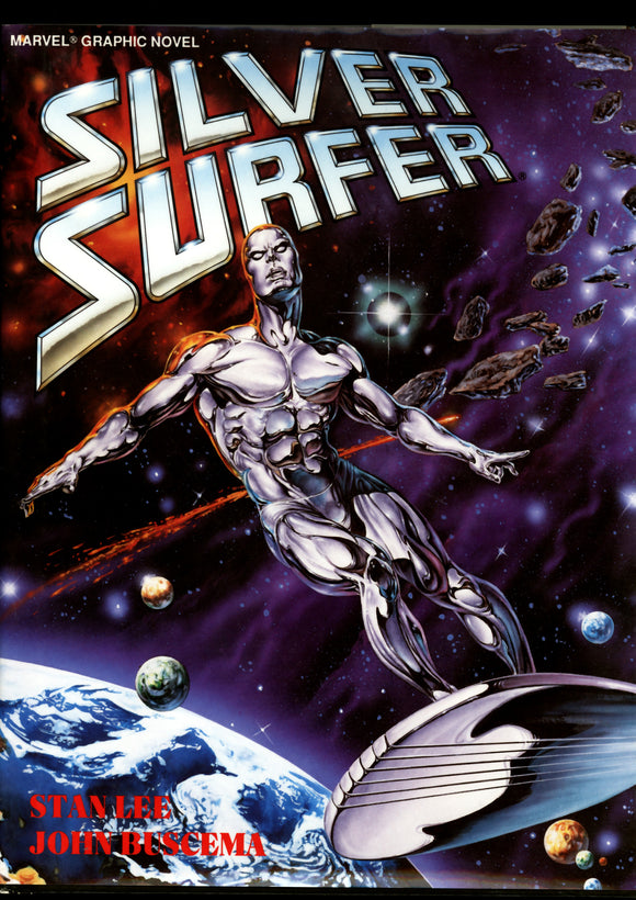 Silver Surfer Judgement Day Marvel 1988 Graphic Novel Hard Cover