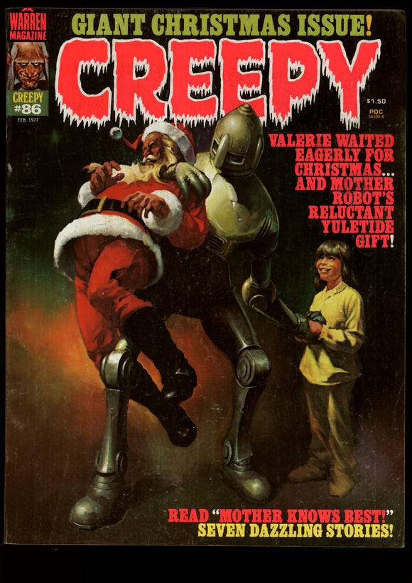 Creepy #86 Warren Magazine Feb 1977 Special Christmas Giant