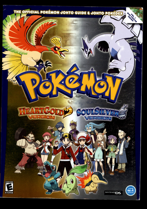 Pokemon Johto Guide Pokedex Nintendo Heartgold Soulsilver Version