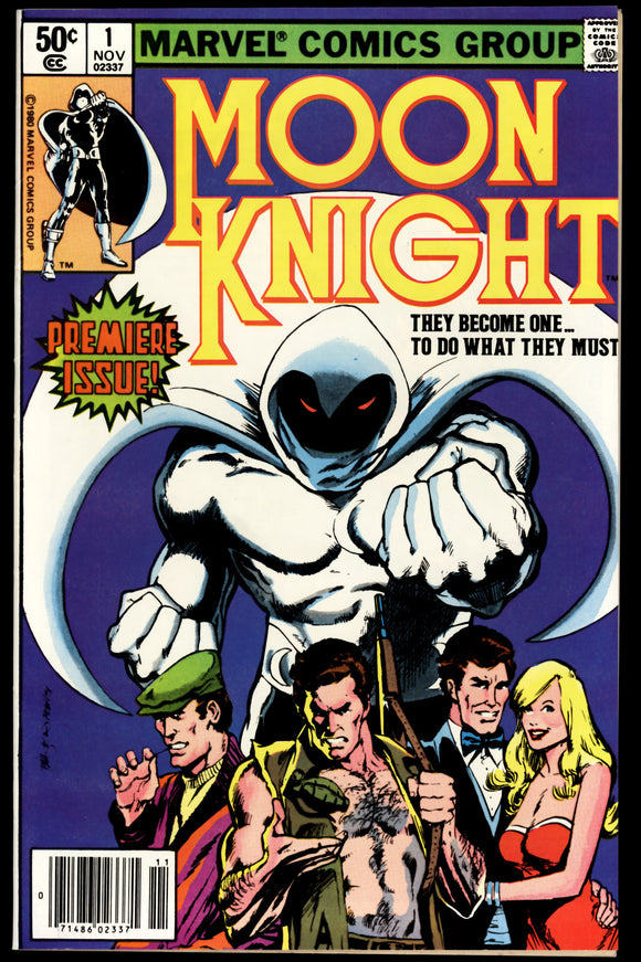 Moon Knight #1 Marvel 1980 (NM-) 1st Solo Series! NEWSSTAND!
